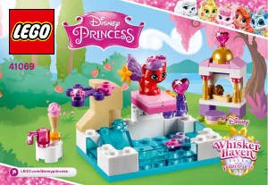 Brugsanvisning Lego set 41069 Disney Princess Treasures dag ved poolen