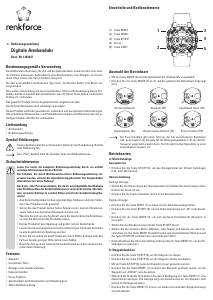 Bedienungsanleitung Renkforce YP12598-02 Armbanduhr