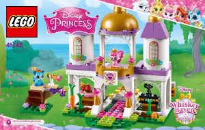 Käyttöohje Lego set 41142 Disney Princess Palatsin lemmikit ja kuninkaallinen linna