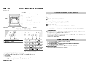 Manual Bauknecht ESN 4462 WS Forno