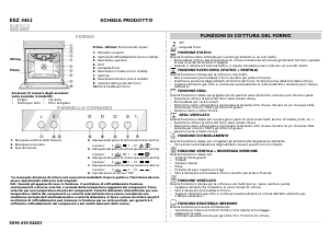 Manuale Bauknecht ESZ 4462 IN Forno