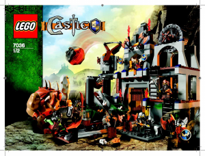 Bruksanvisning Lego set 7036 Castle Dvärgarnas gruva
