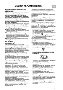 Handleiding Bauknecht KRI 1559/A+ Koelkast