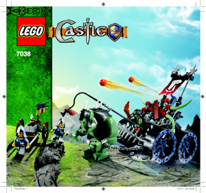 Bruksanvisning Lego set 7038 Castle Belägringvagn