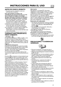 Manual de uso Bauknecht KRI 1559/A+ Refrigerador