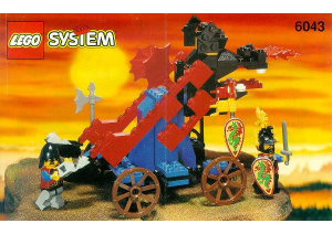 Manual Lego set 6043 Castle Dragon defender