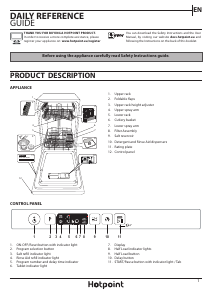 Handleiding Hotpoint HSIC 3M19 C UK N Vaatwasser