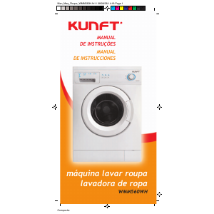 Manual Kunft WMM560WH Máquina de lavar roupa