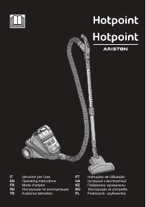 Kullanım kılavuzu Hotpoint SL M07 A4H B Elektrikli süpürge