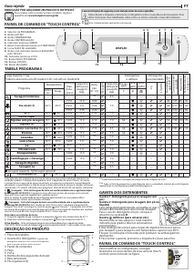 Manual Hotpoint AQD1172D 697J EU/A N Máquina de lavar e secar roupa