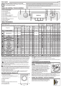 Priročnik Hotpoint AQD1172D 697J EU/A N Pralno-sušilni stroj