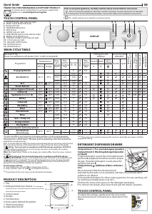 Handleiding Hotpoint AQD1172D 697J EU/A N Was-droog combinatie