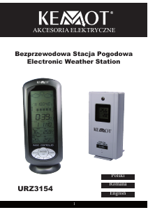 Manual Kemot URZ3154 Weather Station
