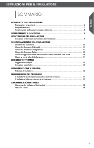 Manuale KitchenAid 5KSB1585ECU Frullatore