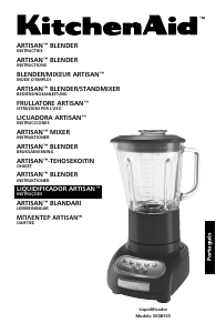 Manual KitchenAid 5KSB5553EMS Liquidificadora