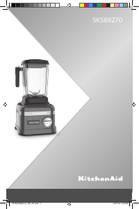 Käyttöohje KitchenAid 5KSB8270EBK Tehosekoitin