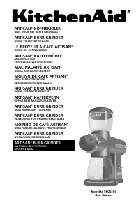 Εγχειρίδιο KitchenAid 5KCG100EPM Μύλος καφέ