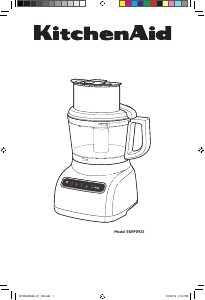 Manual de uso KitchenAid 5KFP0925ECU Robot de cocina