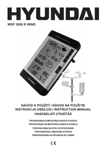 Návod Hyundai WSP 3080 Meteostanica