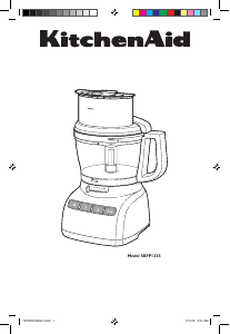 Bruksanvisning KitchenAid 5KFP1335EAC Matberedare