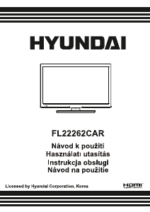 Használati útmutató Hyundai FL22262CAR LED-es televízió