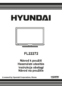 Návod Hyundai FL22272 LED televízor