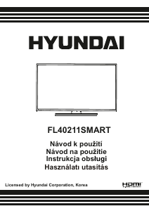 Manuál Hyundai FL40211SMART LED televize