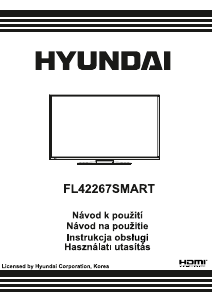 Manuál Hyundai FL42267SMART LED televize