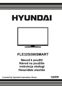 Návod Hyundai FLE32S586SMART LED televízor