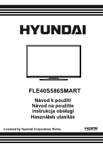 Návod Hyundai FLE40S586SMART LED televízor