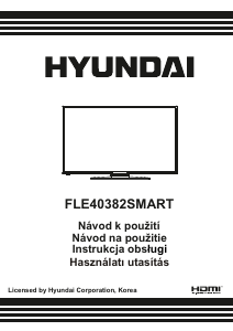 Návod Hyundai FLE40382SMART LED televízor