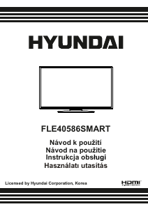 Návod Hyundai FLE40586SMART LED televízor