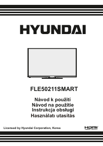 Használati útmutató Hyundai FLE50211SMART LED-es televízió