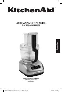 Priročnik KitchenAid 5KFPM776ENK Sekljalnik--mešalnik