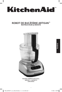 Manual KitchenAid 5KFPM776ENK Robot de bucătărie