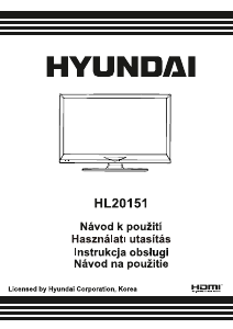 Instrukcja Hyundai HL20151 Telewizor LED