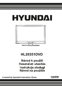 Használati útmutató Hyundai HL20351DVD LED-es televízió