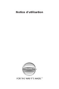Mode d’emploi KitchenAid KRM17ARBNA Réfrigérateur combiné