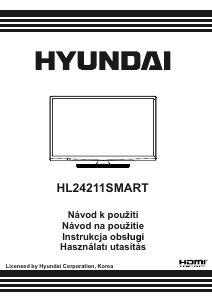 Manuál Hyundai HL24211SMART LED televize