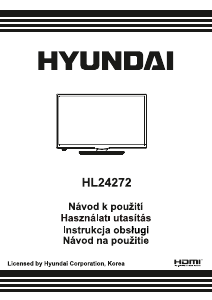 Használati útmutató Hyundai HL24272 LED-es televízió