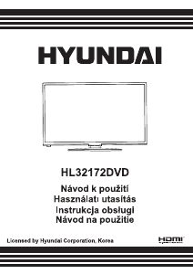 Návod Hyundai HL32172DVD LED televízor