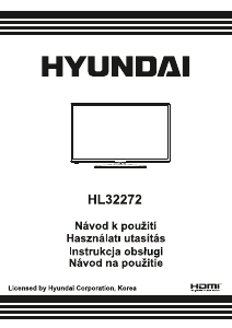 Használati útmutató Hyundai HL32272 LED-es televízió