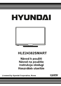 Használati útmutató Hyundai HLE24382SMART LED-es televízió