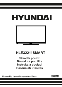 Manuál Hyundai HLE32211SMART LED televize