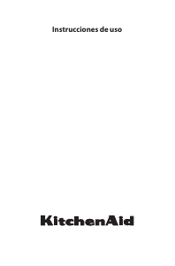 Manual de uso KitchenAid KHID4 65510 Placa