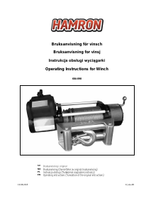 Bruksanvisning Hamron 604-098 Vinsch