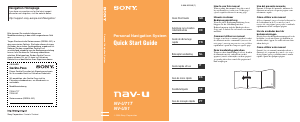 Manual Sony NV-U51 Sistema de navegação