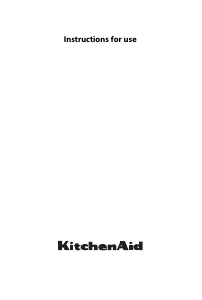 Handleiding KitchenAid KHIP4 65510 Kookplaat