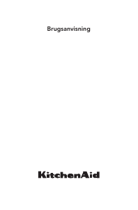 Brugsanvisning KitchenAid KHIP4 77511 Kogesektion