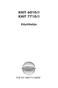 Käyttöohje KitchenAid KHIT 6010/I Keittotaso